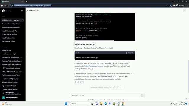 pip install selenium python смотреть онлайн