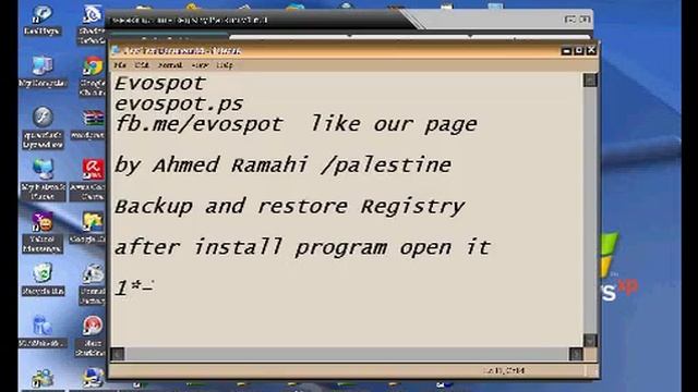 Backup And Restore Your Registry /evospot.ps смотреть онлайн