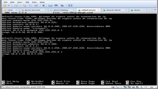Configuracion de DHCP Ubuntu Server 14 04 смотреть онлайн