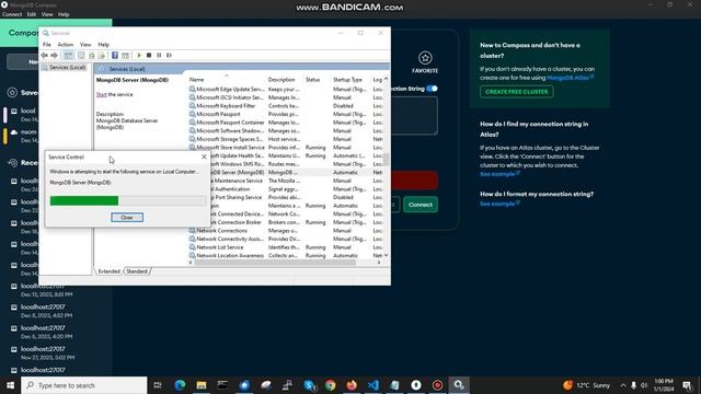 MongoDB Connection Server Error in Windows | Mongodb смотреть онлайн