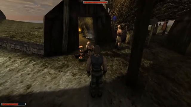 Possibly THE BEST CAMP that I don't want to join - Gothic 1 Stream Highlights part 2 смотреть онлайн