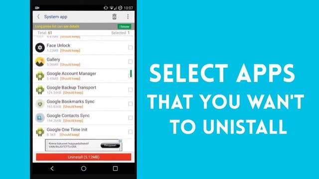 How to unistall Bloatware System apps on android system app remover смотреть онлайн
