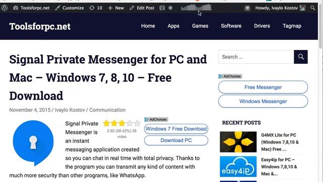 Download Signal private messenger for PC смотреть онлайн