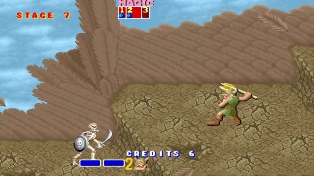 Golden axe- Mame on Shield TV- Retroarch смотреть онлайн