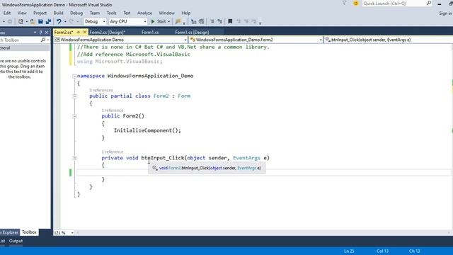 C# InputBox смотреть онлайн