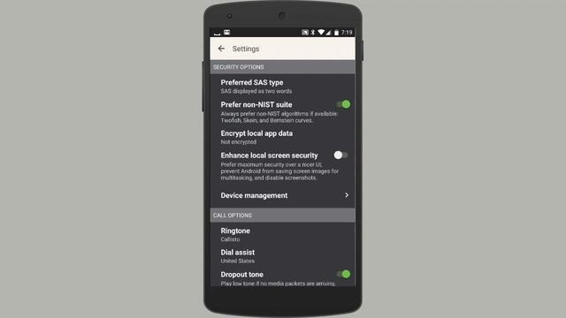 Silent Phone Android: Logging on and Settings смотреть онлайн