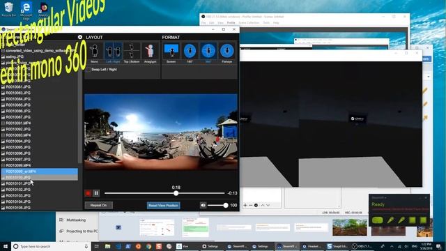 RICOH THETA and SteamVR Media Player in HTC Vive смотреть онлайн