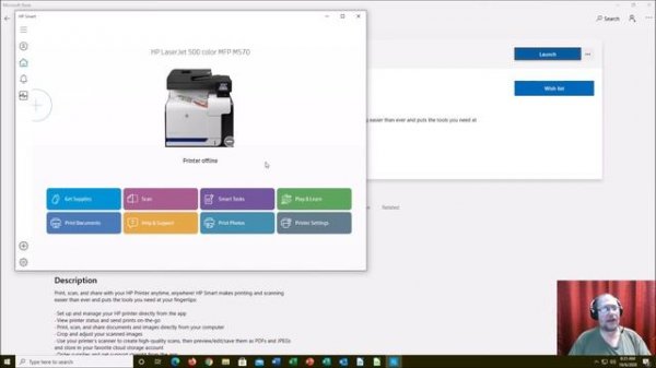 Window 10 App Store, HP Smart Printing, Hp Scan and Capture