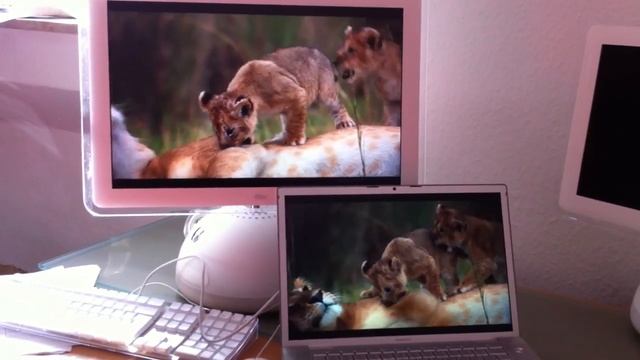iMac G4 20" vs MacBook Pro HD-Video comparison смотреть онлайн