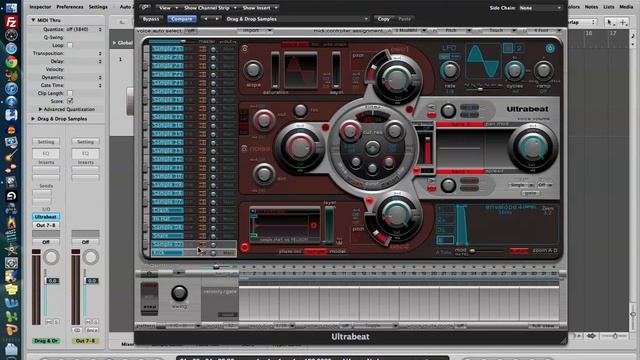 Logic Pro 9 - Ultrabeat Drag & Drop Samples Kit смотреть онлайн