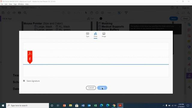 Using Windows Adobe Acrobat Reader to Sign a Document Virtually смотреть онлайн