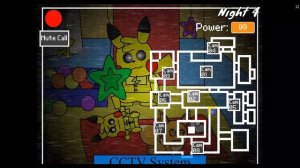 Pikachu and his friends are hunting me in their location:FnaP Rebooted:Night 1-6 and extras.