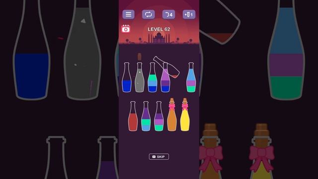 Water colour sort puzzle level 62 😱 walkthrough gameplay 🎮😱🎯_ Android Gameplay 😱🎯🎮 смотреть онлайн