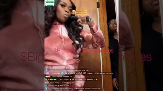 Liyah the doll vs. Charlie w/🍵#bigolive These bishes want me dead but bish im snappin out here смотреть онлайн