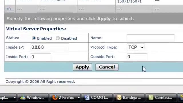DIMDIM: configuración y apertura del puerto 80 en el modem смотреть онлайн