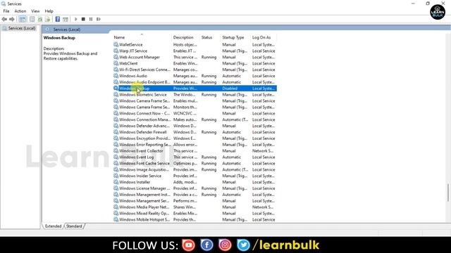 How to Enable Windows backup and Restroe Capabilites Window 10/11/7 Learn Bulk смотреть онлайн