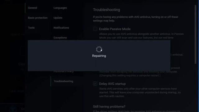 TROUBLESHOOTING\ REPAIRING AVG FREE ANTIVIRUS IN WINDOW 10\8\7 | смотреть онлайн