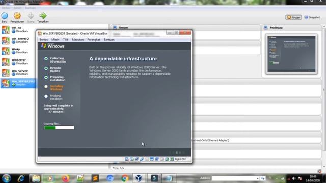 Cara Install Windows Server 2003 pada VirtualBox смотреть онлайн