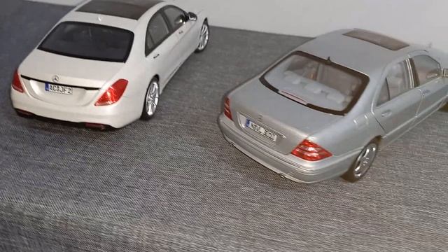 My Small Collection Of Mercedes Benz S Class...1.18 By NOREV !!