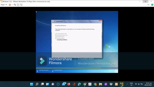 VMWare Installation // Windows 7 OS // Client Server Configuration смотреть онлайн