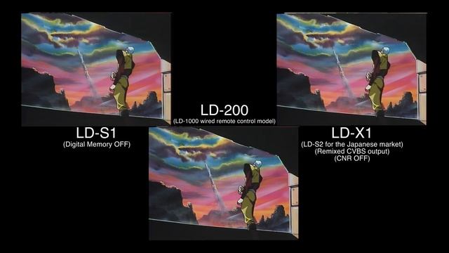 LaserDisc player image quality comparison PIONEER LD-200 vs LD-S1 vs LD-X1 смотреть онлайн