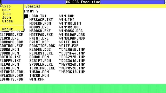 Microsoft Windows Version 1.01 (November 1985) - Close смотреть онлайн