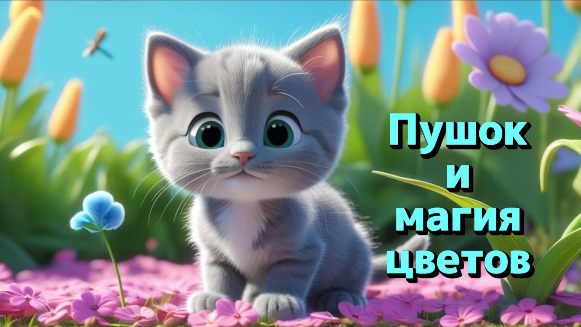 Сказки на ночь для малышей |Котик и магия цветов | Сонные сказки | Слушать сказки перед сном смотреть онлайн