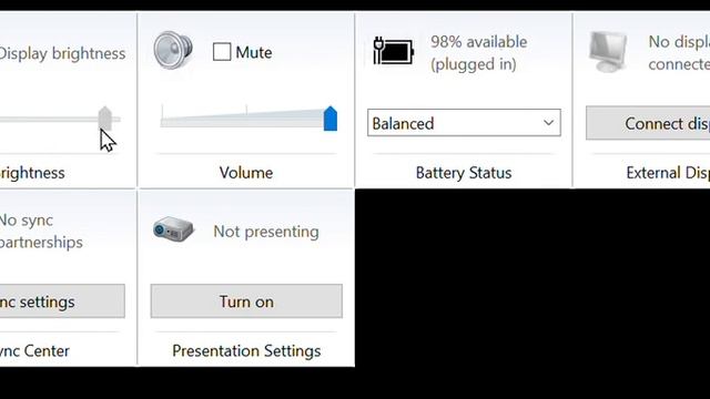Windows Mobility Center смотреть онлайн
