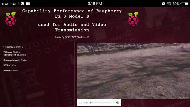 Raspberry Pi 3 model B Quadcopter with WiFi-Audio/Video Transmission (Interface Appearance) смотреть онлайн