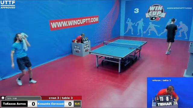 Табаков Антон 1-3 Ковалёв Евгений Турнир Восток 3 WINCUP 15.09.21 ПрямаяТрансляция Зал3 смотреть онлайн