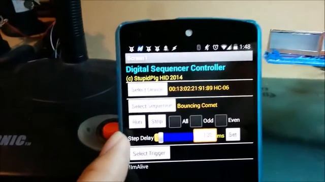 Bluetooth Control LED Sequencer Android App смотреть онлайн