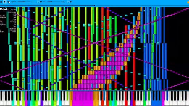 [Black MIDI] Bad Apple!! Remix Extended 16.76 Million смотреть онлайн