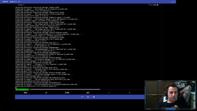 Linux on Android "tutorial" (Andronix and Termux) Ubuntu смотреть онлайн