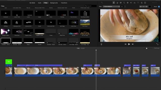 iMovie add White background Text or titles in youtube video | iMovie tutorial | Video editing смотреть онлайн