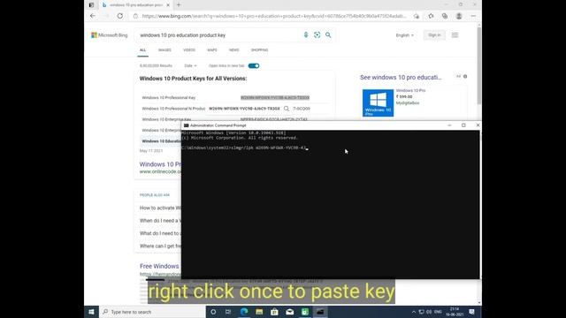 activate Windows 10 permanently for free. Very easy process. with CMD смотреть онлайн