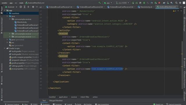 ORDERED BROADCAST RECEIVER | ANDROID BROADCAST RECEIVER -6 | ANDROID STUDIO TUTORIAL смотреть онлайн