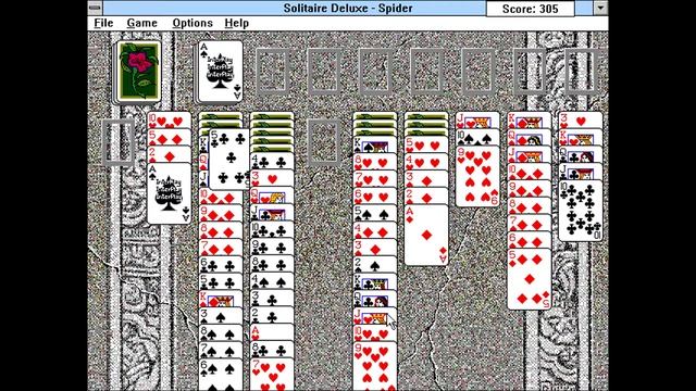 Solitaire Deluxe - Spider [Windows 3.11 Longplay] (1995) Interplay смотреть онлайн
