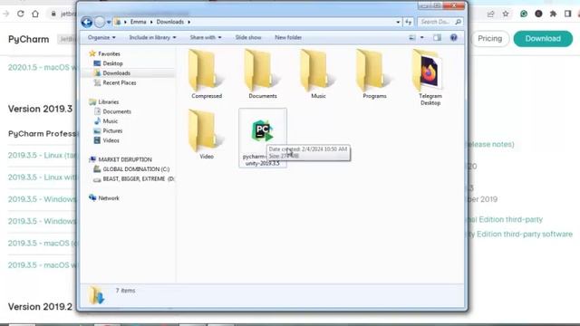How to install PyCharm for Window 7 & Windows 10 смотреть онлайн