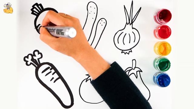 Wedding Bride And Groom Drawing And Coloring Painting For Kids | Coloring Videos