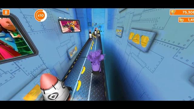 Despicable me minion rush Evil minion PX-41 purple minion gameplay android смотреть онлайн