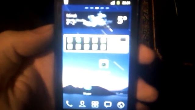 Обзор Huawei u8800 с установленным go laucher. смотреть онлайн