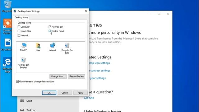 How to show icons on desktop in windows 10/8.1/7 смотреть онлайн
