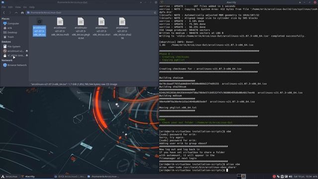 ArcoLinux : 2087 Can you build an ArcoLinux iso in VirtualBox? Yes + move the iso back to the host смотреть онлайн