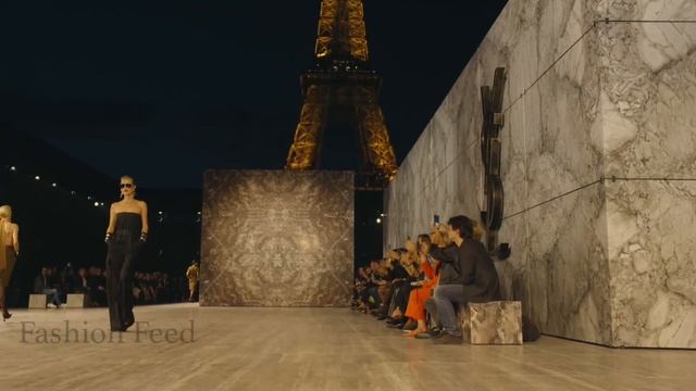 Saint Laurent Spring/Summer 2024 Paris смотреть онлайн