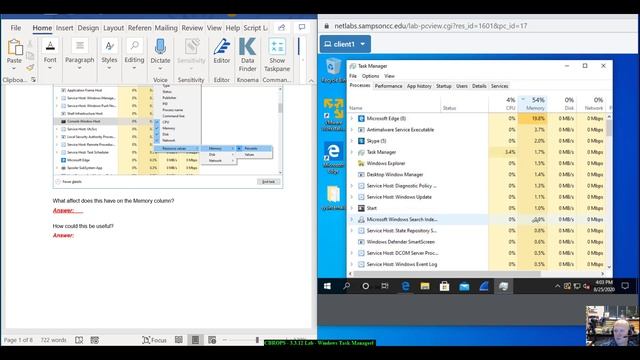 CBROPS - Lab 3.3.12 - Windows Task Manager смотреть онлайн