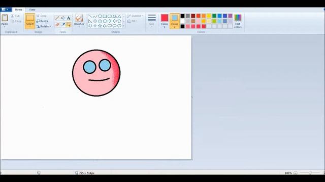 How to Draw anime using Windows Paint | SHADING! :D | Part 1 смотреть онлайн