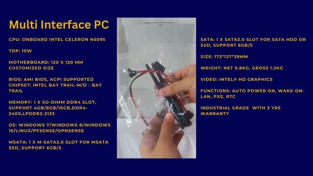 Fanless Multi Interface Mini PC смотреть онлайн