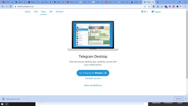 How to Download Telegram on Windows 10 & Windows 11 - Install Telegram (2022) смотреть онлайн