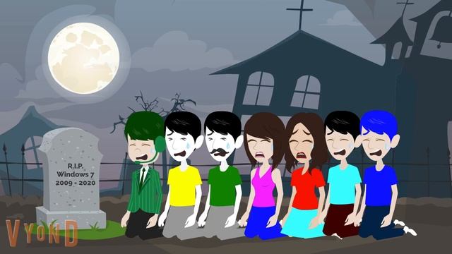 R.I.P. Windows 7...We will miss you... 😢 смотреть онлайн