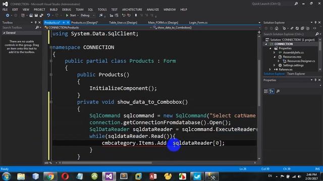how to show data from database into combobox in c# смотреть онлайн